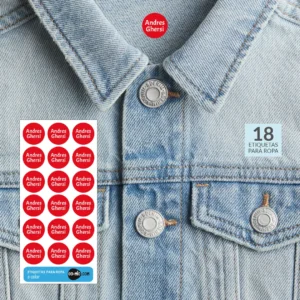 Etiquetas Para Ropa Circulares