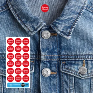 Etiquetas Para Ropa Circulares