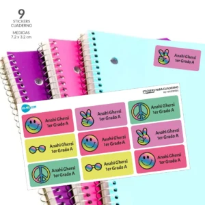 Stickers Grandes Para Cuaderno