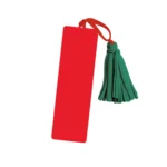 Marcador rojo con jade